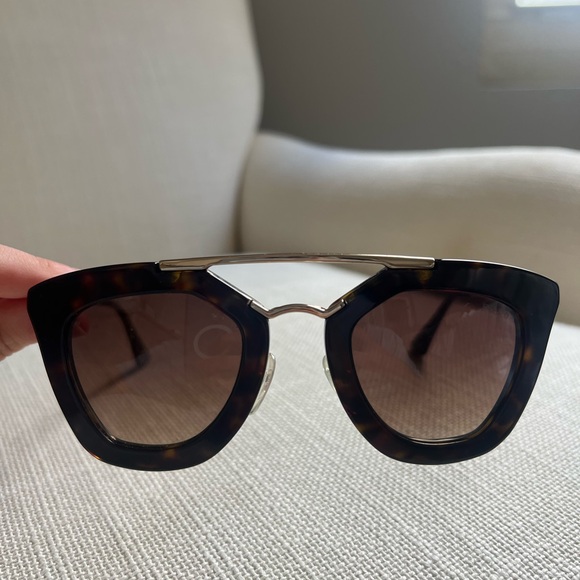 Prada Cateye Gradient Tortoise Brown Sunglasses - Picture 8 of 9